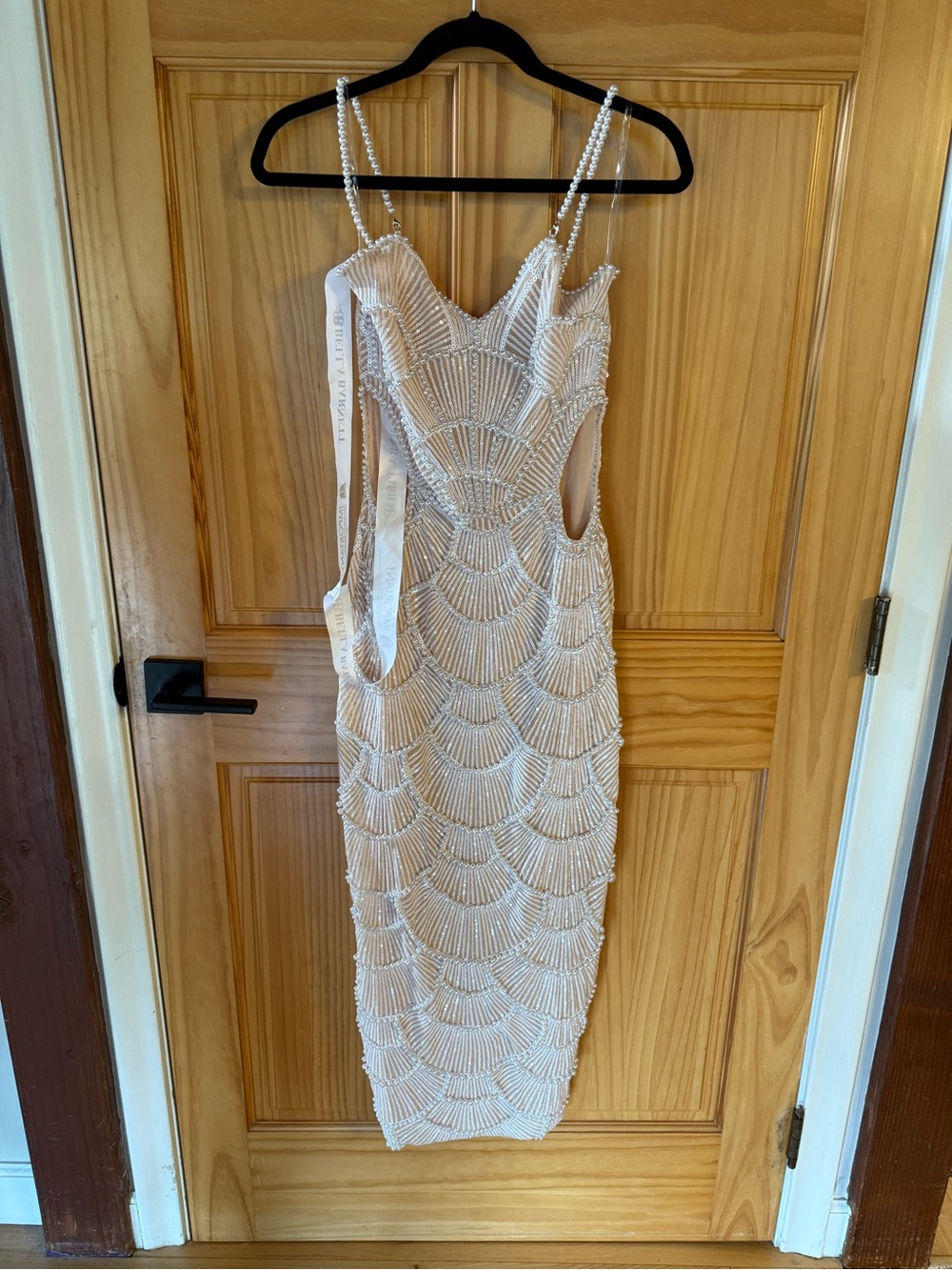 Teresa Pearl Sequin Midi Dress-NWT Bella Barnett
